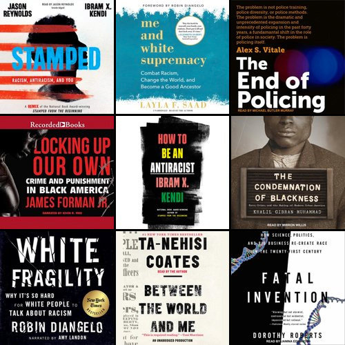 anti-racists audiobook playlist with picks about racism, white fragility, and more