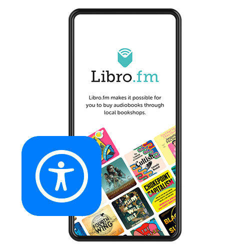 Libro.fm app with icon